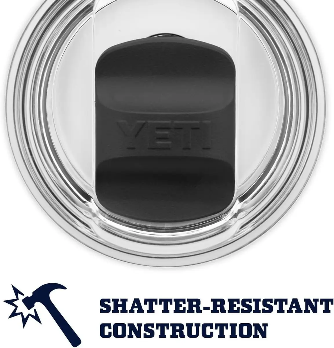 YETI Rambler 30 oz Stainless Steel Vacuum Insulated Tumbler with MagSlider Lid, Navy | Keeps Drinks Hot or Cold for Hours - view 8