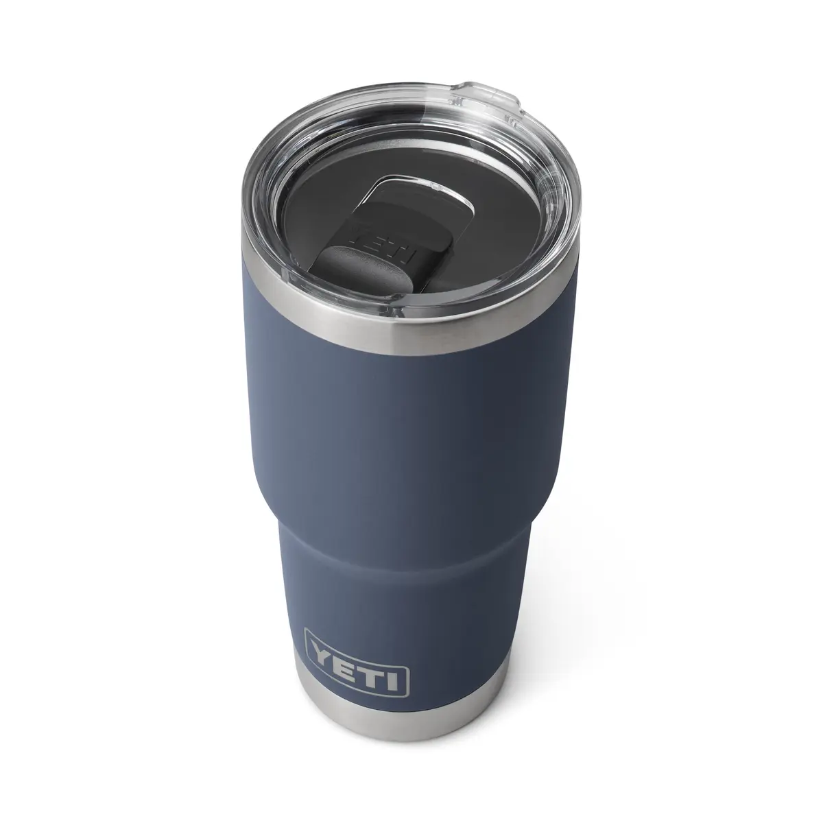 YETI Rambler 30 oz Stainless Steel Vacuum Insulated Tumbler with MagSlider Lid, Navy | Keeps Drinks Hot or Cold for Hours - view 3