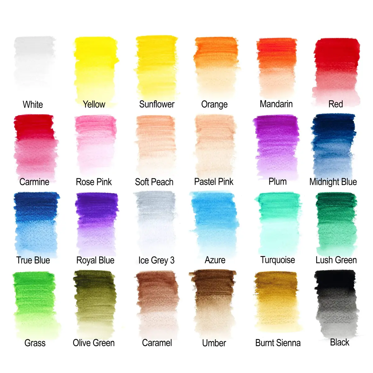 Winsor & Newton Studio Collection Watercolor Pencils 24 Count (3.7mm Core) | Highly Pigmented Art Pencils - view 4