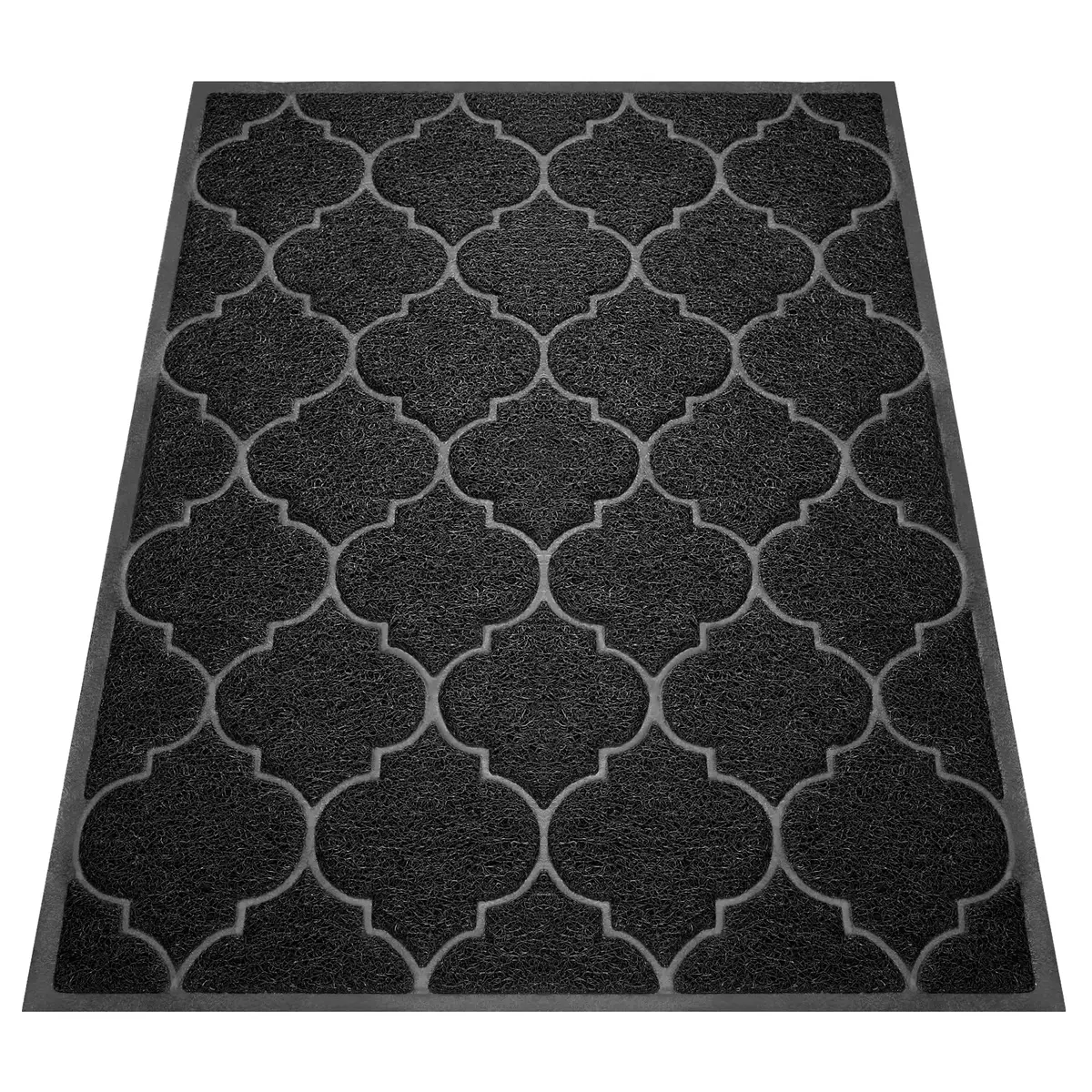 Cosyearn Door Mat, 46x35, Black | Waterproof, Non-Slip Indoor Outdoor Entryway Doormat - view 8