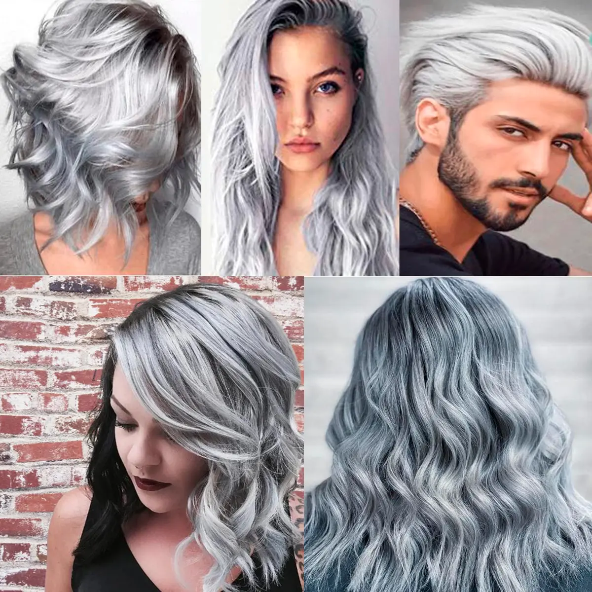 SWAKER Silver Gray Hair Color Wax, 4.23 oz | Temporary Hair Styling & Coloring - view 6