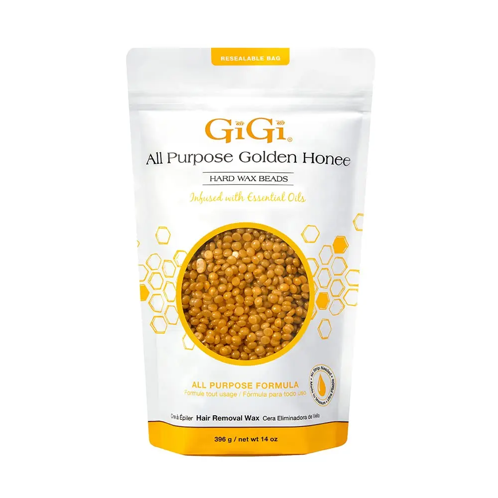 GIGI Golden Honee Hard Wax Beads 396 g | Stripless Hair Removal for Face & Body - main product image