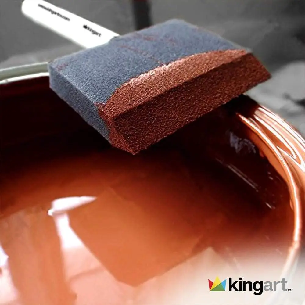 KINGART Foam Paint Brush Set 1 Inch, 25 Pc. Value Pack | Smooth Application for Crafts & DIY - view 4
