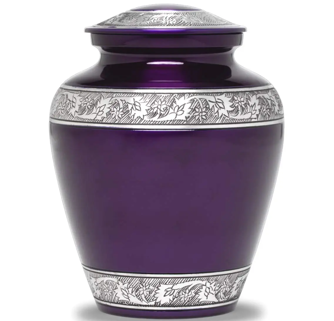 Eternal Harmony Large Urn for Ashes | Elegant Handcrafted Cremation Vase for Men & Women, Up to 200 lbs, Secure Seal & Velvet Bag - view 2