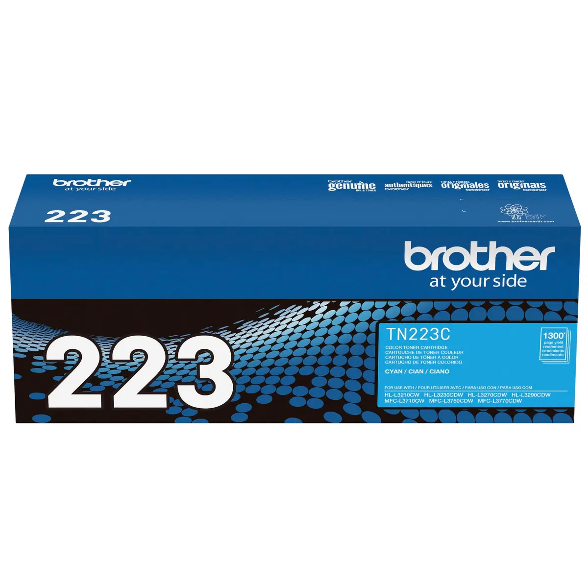 Brother Genuine TN223C Cyan Toner Cartridge Standard Yield | Up to 1,300 Pages - view 7