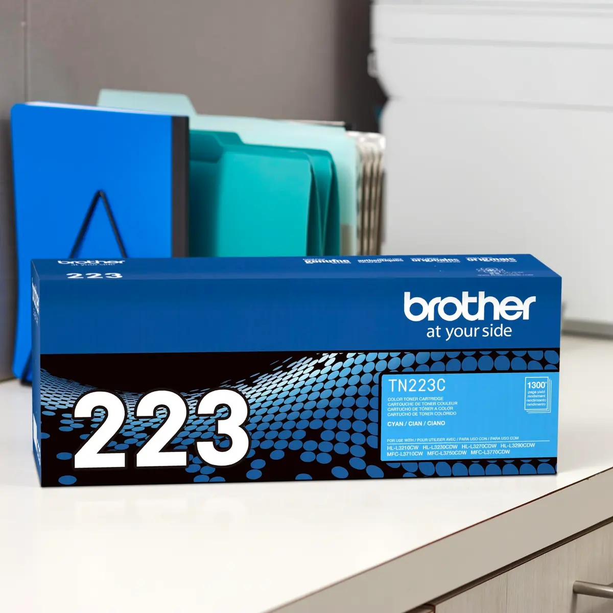 Brother Genuine TN223C Cyan Toner Cartridge Standard Yield | Up to 1,300 Pages - view 3