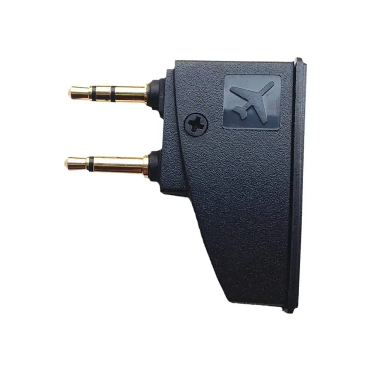 Asobilor Gold Airplane Headphone Adapter with 3.5mm Jack | Compatible with Bose QC Series & More - main product image