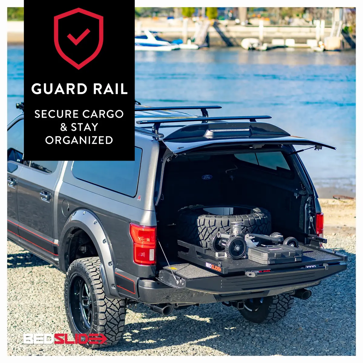 Bedslide Slide Classic 65" X 48" | Truck Bed Organizer with 1000lbs Capacity - view 5
