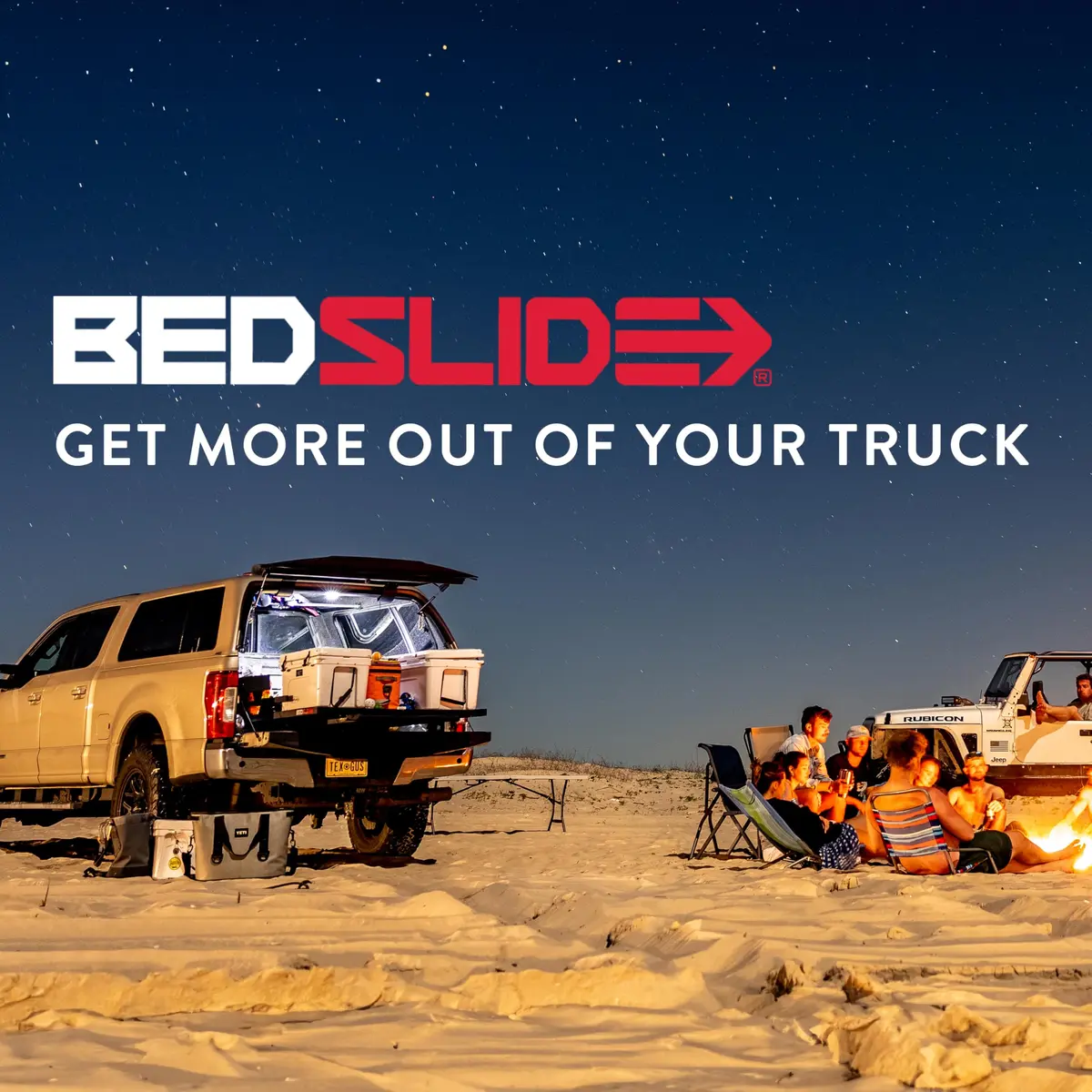 Bedslide Slide Classic 65" X 48" | Truck Bed Organizer with 1000lbs Capacity - view 6
