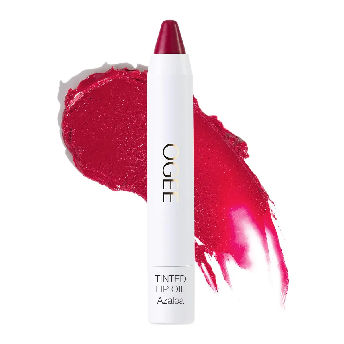 Ogee Tinted Sculpted Lip Oil - Organic Lip Stain, Balm & Color - AZALEA | Moisturizing & Buildable Sheer Color (70-120 chars) - main product image