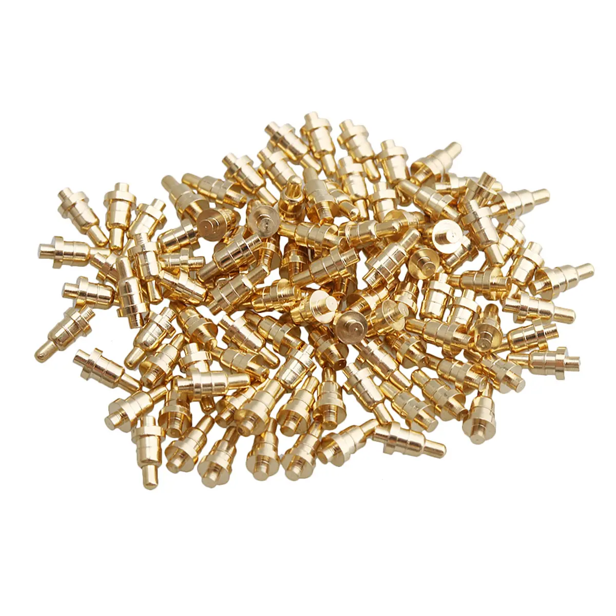 Yibuy Gold Plated PCB Probes 100 Piece | Precision Copper Pins for Electronics (70-120 chars) - main product image