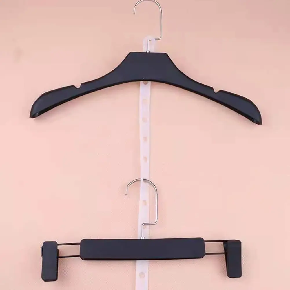 esowemsn Plastic White Display Hanger Strips 36pcs | Heavy Duty, Space Saving, Stable Connector (45-47cm) - view 2