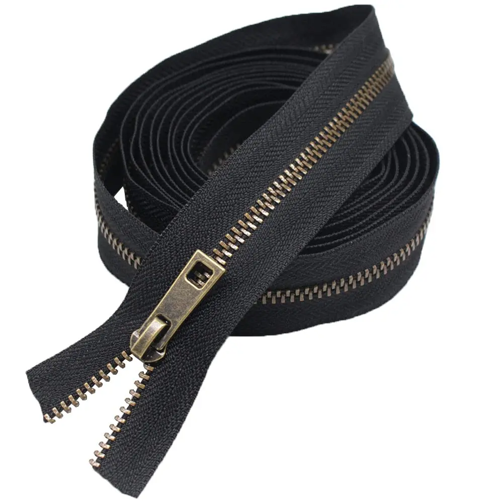 Meillia Upholstery Zipper Tape by the Yard 5 Yards | Durable Metal Zippers for Sewing & Crafts - view 2