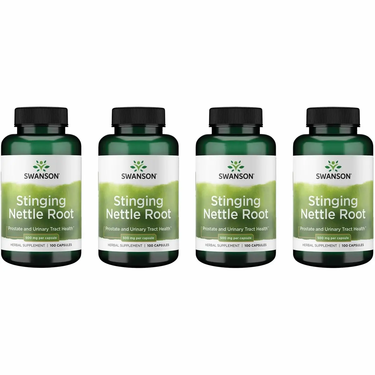 Swanson Stinging Nettle Root 500 mg | Herbal Supplement for Men & Overall Health Support - main product image