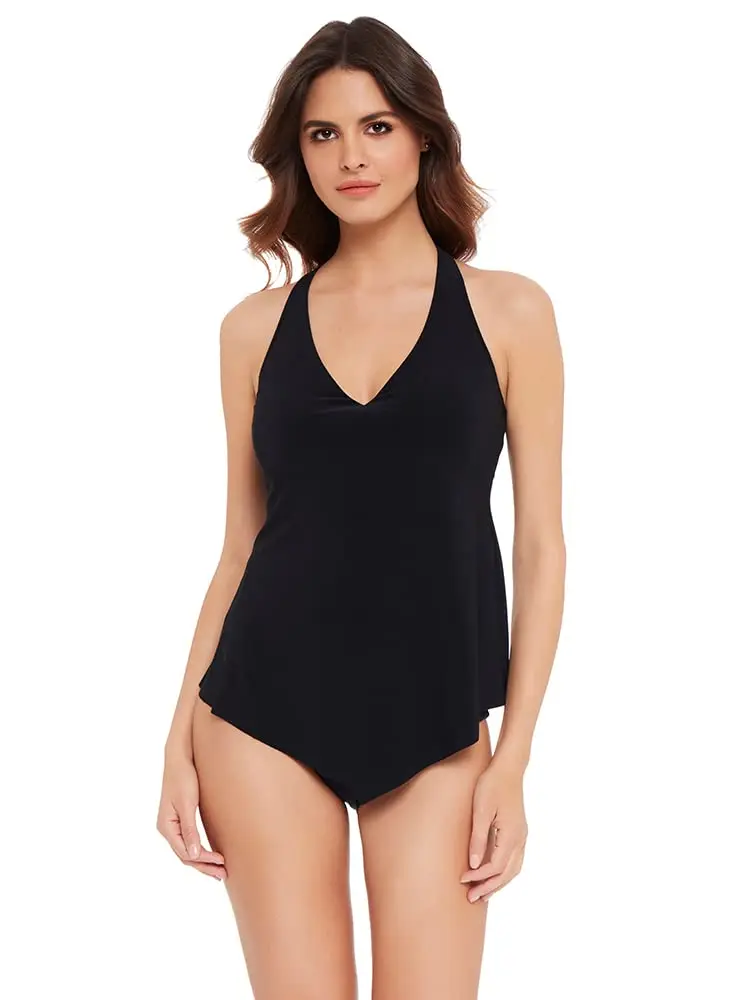 MagicSuit Women's Swimwear Solid Taylor Tankini Top 10 | Flattering, Supportive & Slimming Fit - main product image