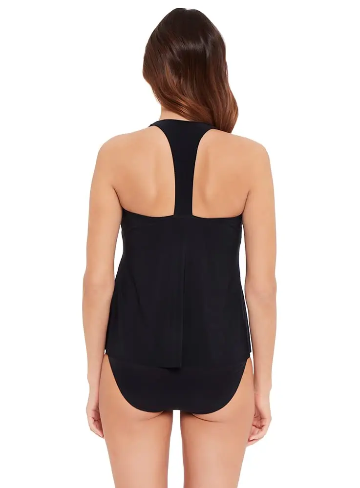MagicSuit Women's Swimwear Solid Taylor Tankini Top 10 | Flattering, Supportive & Slimming Fit - view 3