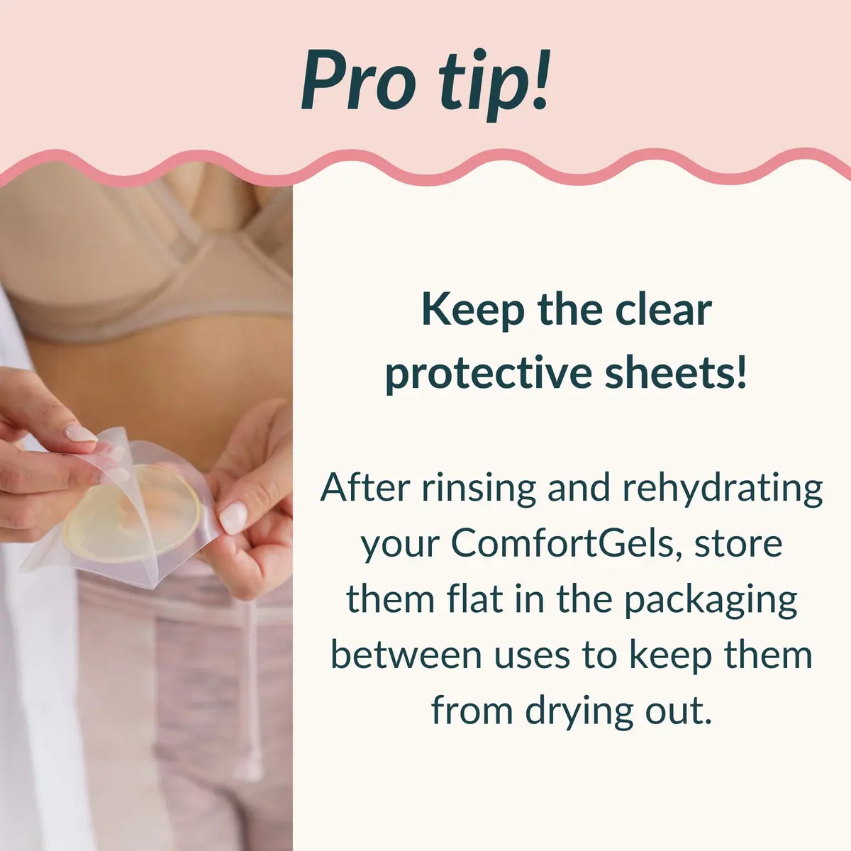 Ameda ComfortGel HydroGel Nursing Pads | Cooling | Reusable | 4 Count - view 2