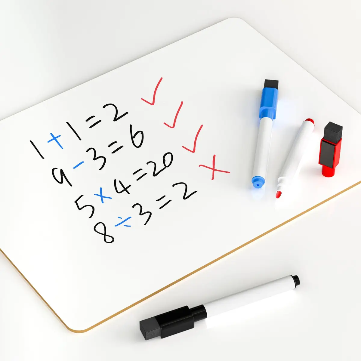 Nicpro 2 Pack Small Dry Erase Lapboards 9''x 12'' (22.86cm x 30.48cm) | Double-Sided Writing Surface - view 5