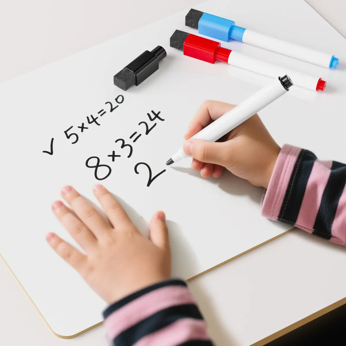 Nicpro 2 Pack Small Dry Erase Lapboards 9''x 12'' (22.86cm x 30.48cm) | Double-Sided Writing Surface - view 4