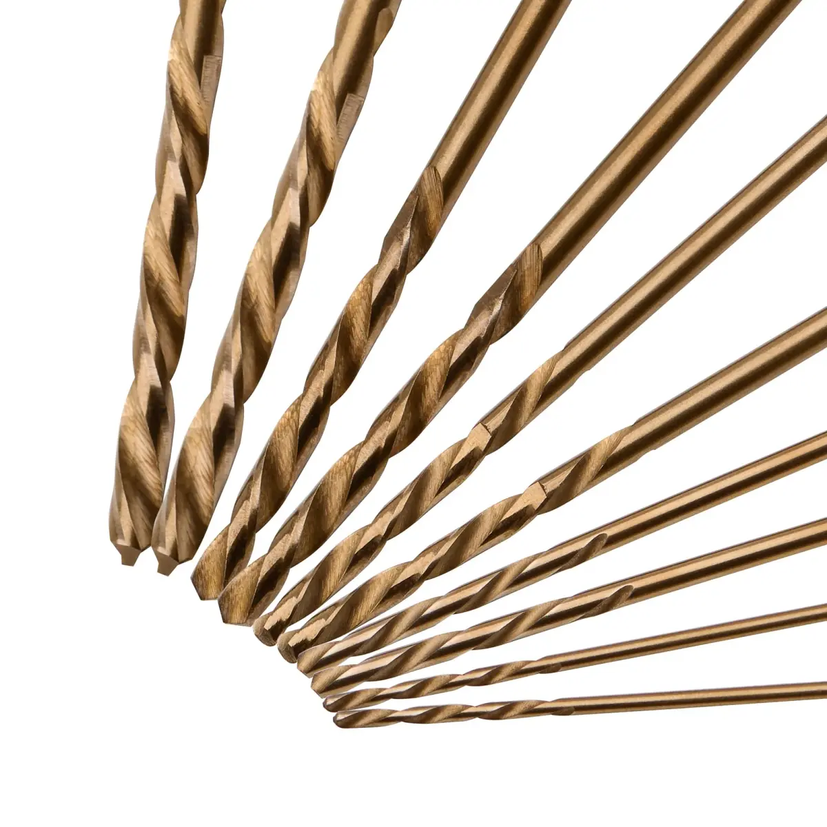 SPKLINE 10 Pcs Cobalt Drill Bit Set 1mm-3mm | 135° Split-Point M35 HSS Metal Drill Bits - view 6