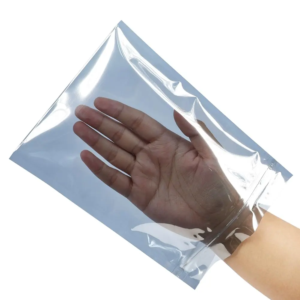 HRX Package 100pcs Ziplock Anti Static Bags 5.9 in x 7.9 in | Static-Sensitive Electronic Storage - view 2