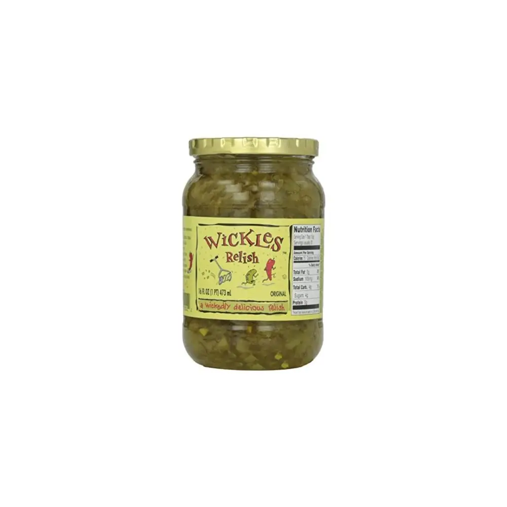 Wickles Original Relish 16 oz | Classic American Pickle Relish for Indian Cuisine - main product image