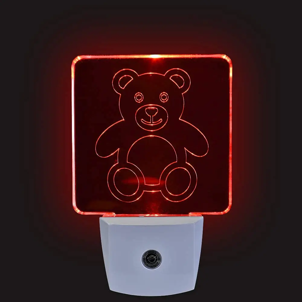 Spectra479 Red LED Night Light (2 Pack) | Non-Disruptive Sleep Lighting for Bedroom & Hallway - view 3