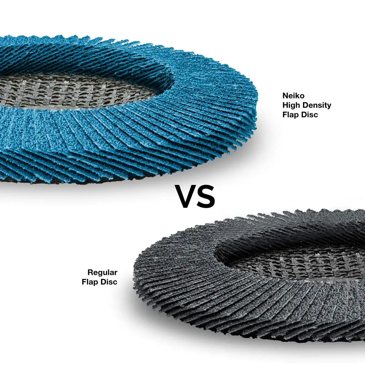 NEIKO 11257A High Density Jumbo Zirconia Flap Disc 4.5" x 7/8" | Heavy-Duty Metal Grinding Disc - view 6