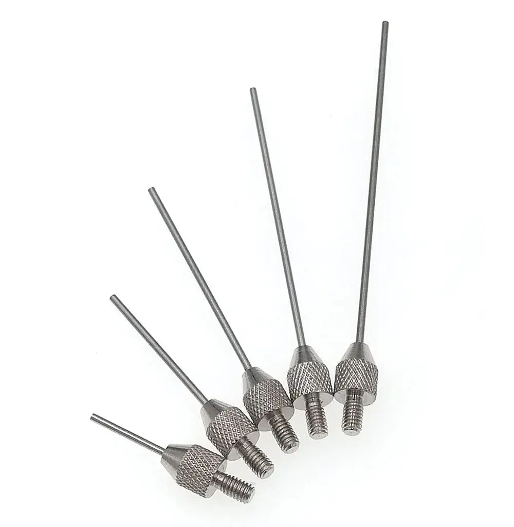 suxing Needle Point Contact Points Set M2.5 Thread 1mm Diameter | 5 Pcs Set for Dial Indicators - view 5