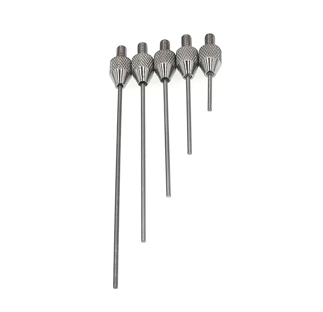 suxing Needle Point Contact Points Set M2.5 Thread 1mm Diameter | 5 Pcs Set for Dial Indicators - view 2