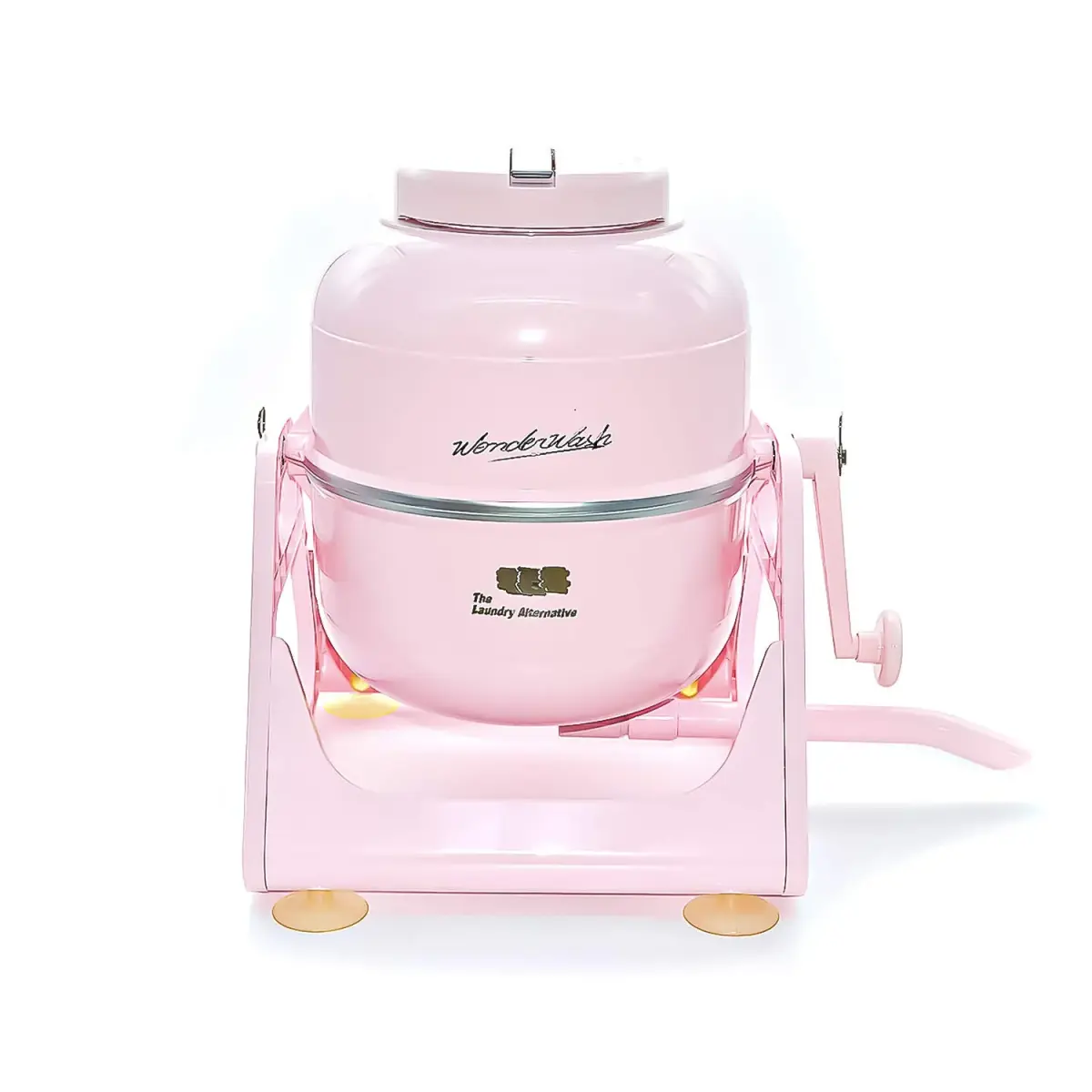 The Laundry Alternative WonderWash Portable Washing Machine Pink | Manual Hand Clothes Washer for Apartments & Tiny Spaces - main product image