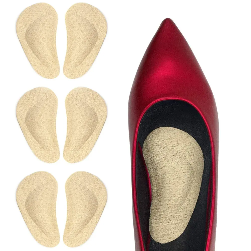 Dr. Foot Gel Arch Support Shoe Insoles for Flat Feet | High Arch, Plantar Fasciitis Relief, 3 Pairs - main product image
