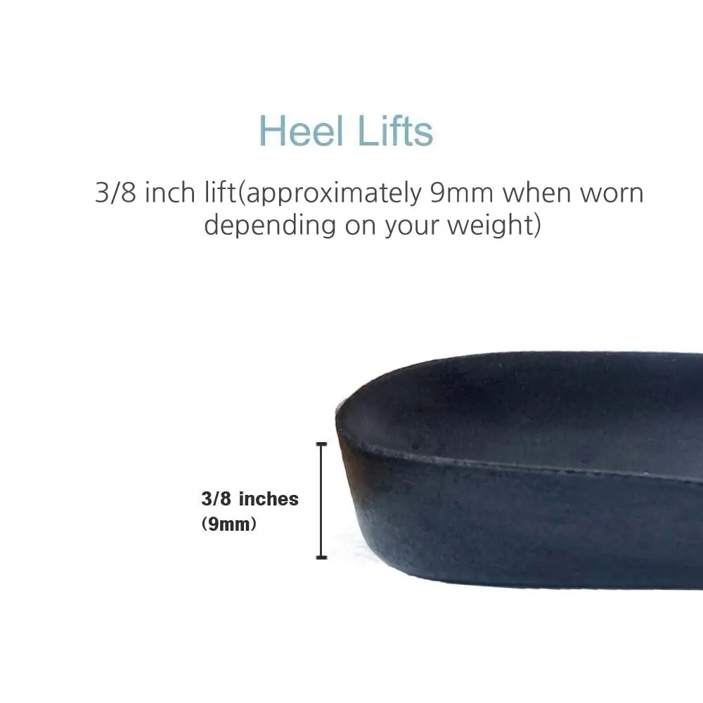BalanSole Shoe Insert 9mm Heel Lift | Heel Pain Relief & Height Boost (28.5x23x53.5 Inch) - view 3