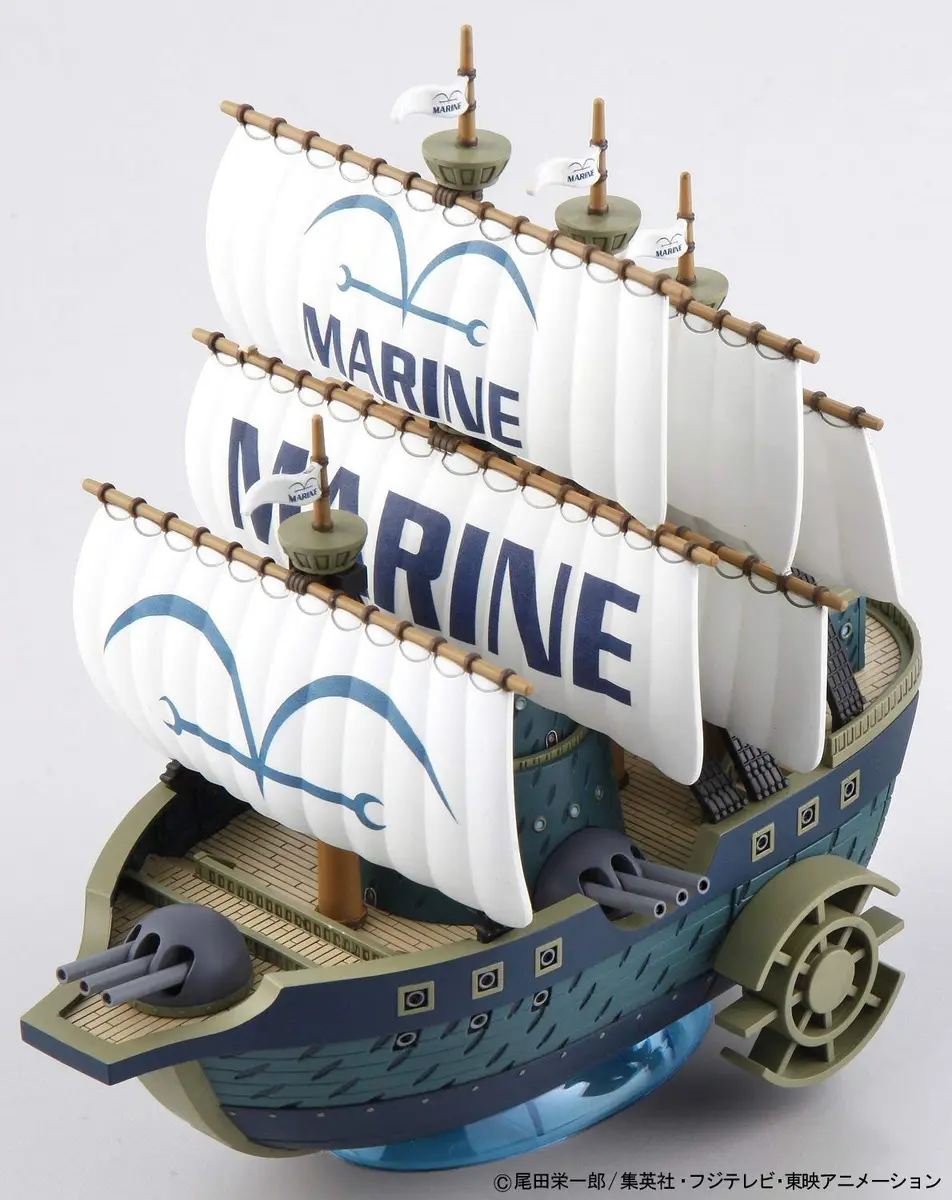 Bandai Hobby - One Piece Marine Ship Model Kit | Easy Assembly, High-Quality Plastic, 312g, for Ages 8+ - view 2