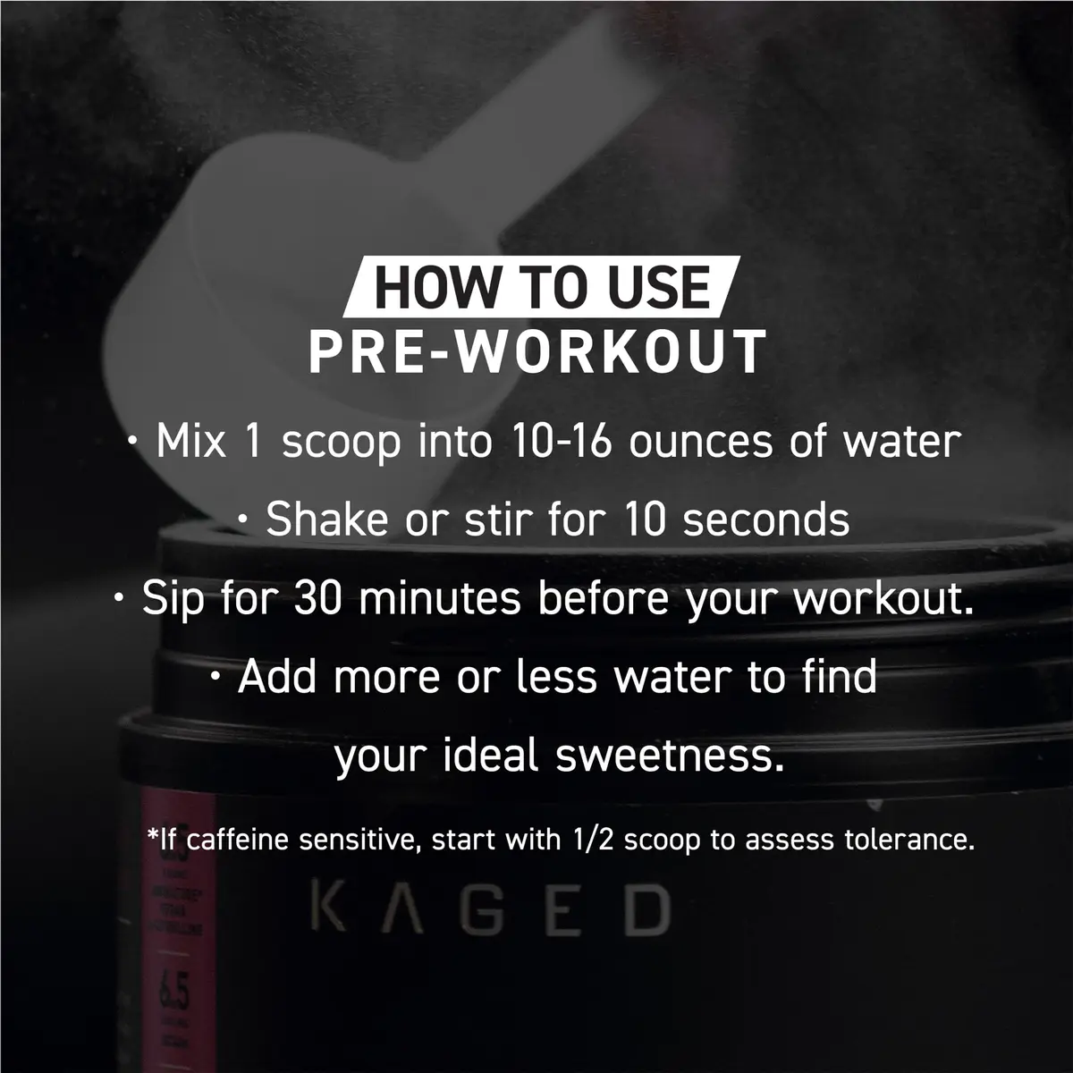 Kaged Original Pre Workout Powder | Berry Blast | 20 Servings | Supports Focus & Muscle Pumps - view 8