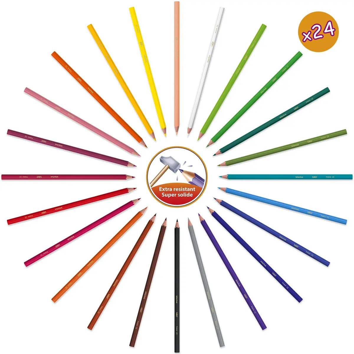 BIC Kids Stationery Activity Set and Carry Case, 64 Colouring Items | Complete Coloring Kit for Kids in India - view 4