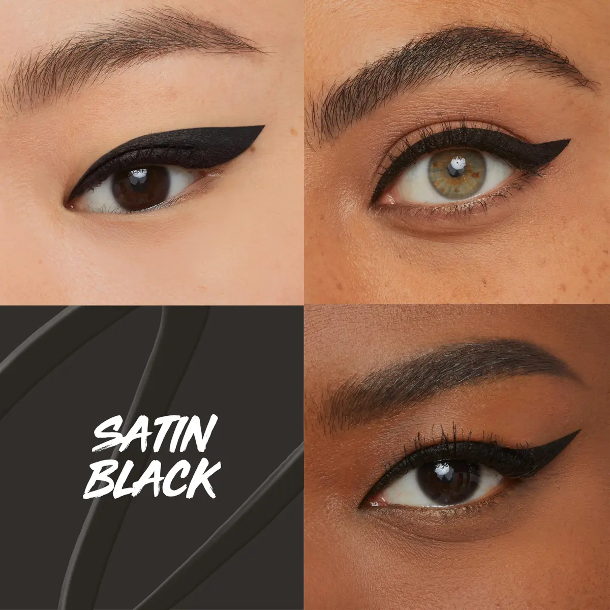 Maybelline Eyestudio Master Precise Liquid Eyeliner, Satin Black 1ml (0.034 Fl Oz) | Waterproof & Smudge-Proof for All-Day Wear - view 3
