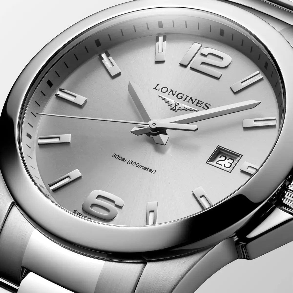 Longines Conquest 41MM Quartz Watch | Sporty Elegance with Sapphire Crystal (70-120 chars) - view 2