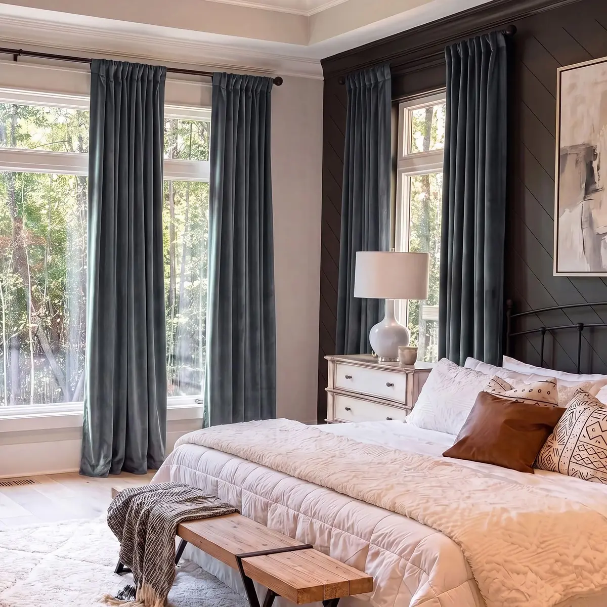 HPD Half Price Drapes Signature Velvet Thermal Blackout Curtains 50W x 84L | Insulated & Privacy-Enhancing (120 chars) - view 2