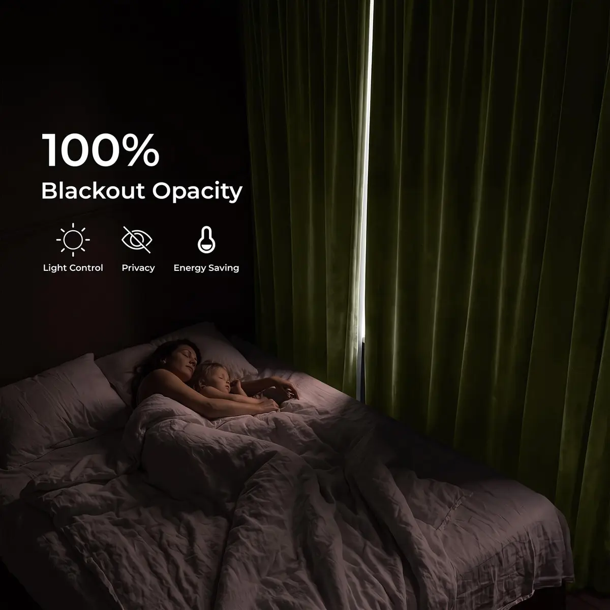 HPD Half Price Drapes Signature Velvet Thermal Blackout Curtains 50W x 96L | Insulated & Privacy (70-120 chars) - view 3