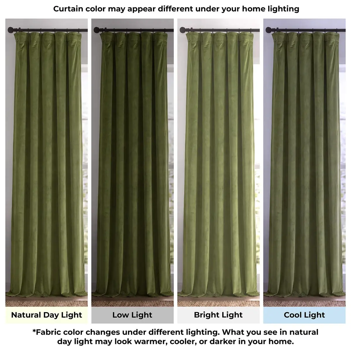 HPD Half Price Drapes Signature Velvet Thermal Blackout Curtains 50W x 96L | Insulated & Privacy (70-120 chars) - view 4