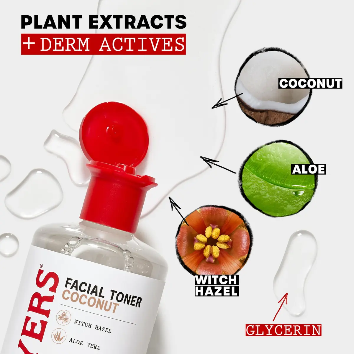 Thayers Coconut Water Witch Hazel Toner 12 Oz | Alcohol-Free, Hydrating & Vegan - view 5