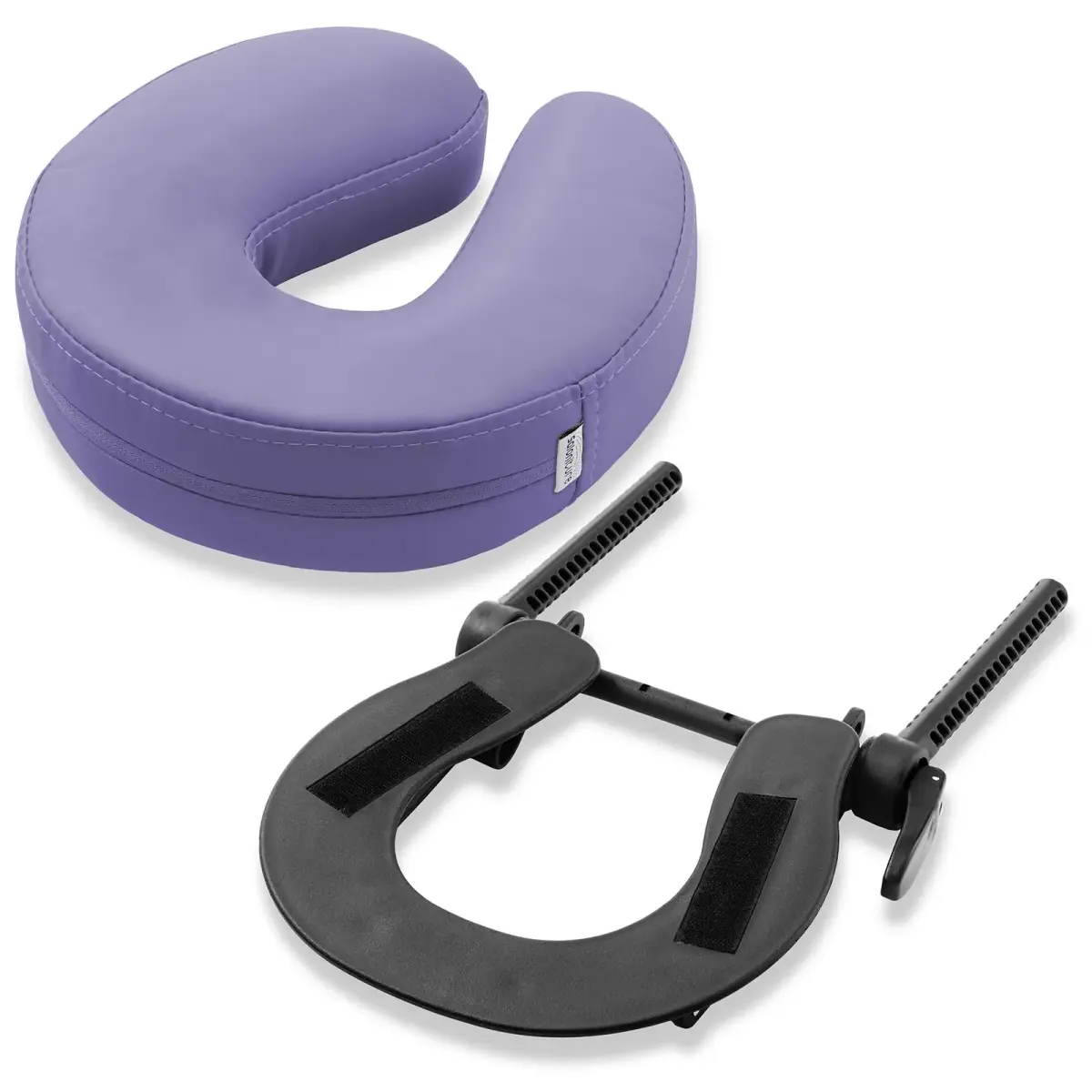Saloniture Adjustable Massage Table Face Cradle and Pillow 3" Foam - Lavender | Fits Most Standard Portable Massage Tables - main product image