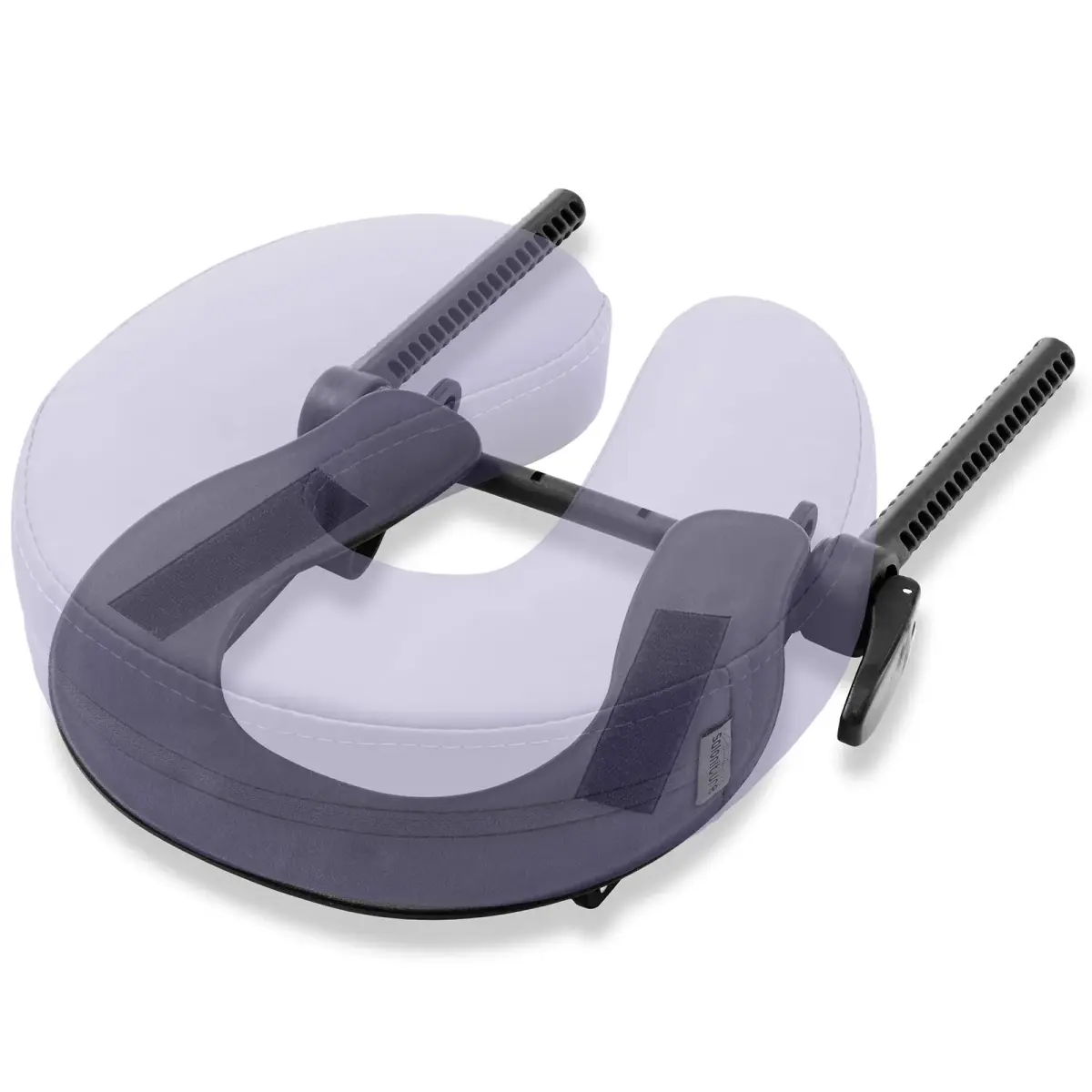 Saloniture Adjustable Massage Table Face Cradle and Pillow 3" Foam - Lavender | Fits Most Standard Portable Massage Tables - view 3