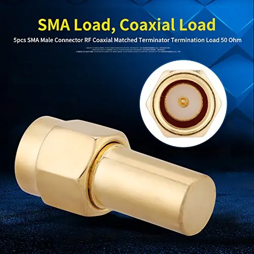 Hilitand SMA Male Coaxial Terminator 50 Ohm 2W Gold Plated | 5pcs Pack - view 4