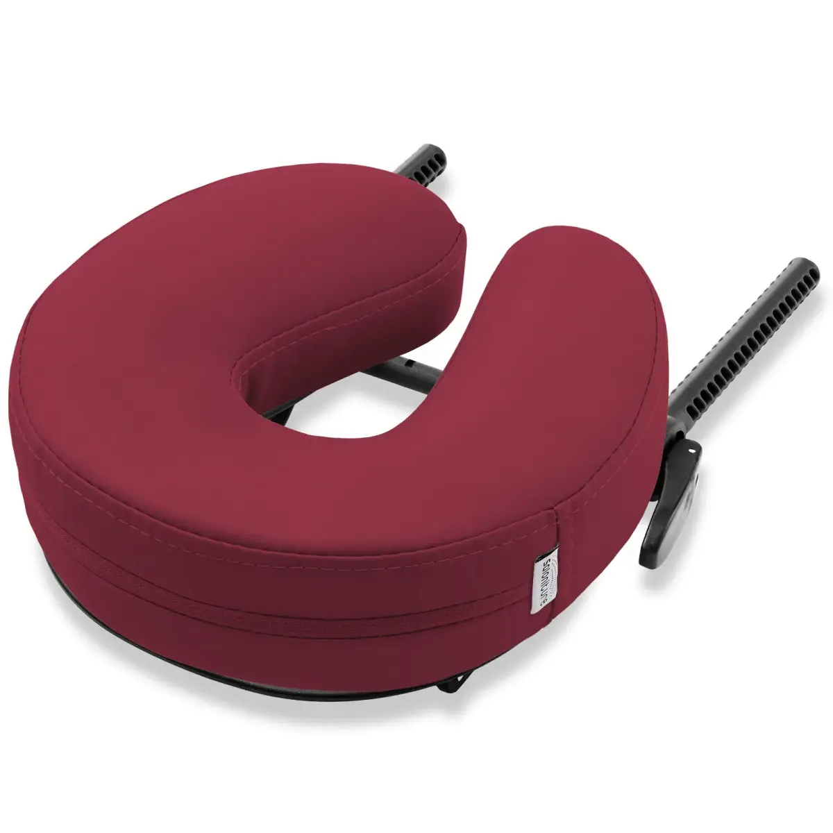 Saloniture Adjustable Massage Table Face Cradle and Pillow 3" Foam - Burgundy | Universal Fit for Portable Massage Tables - view 2