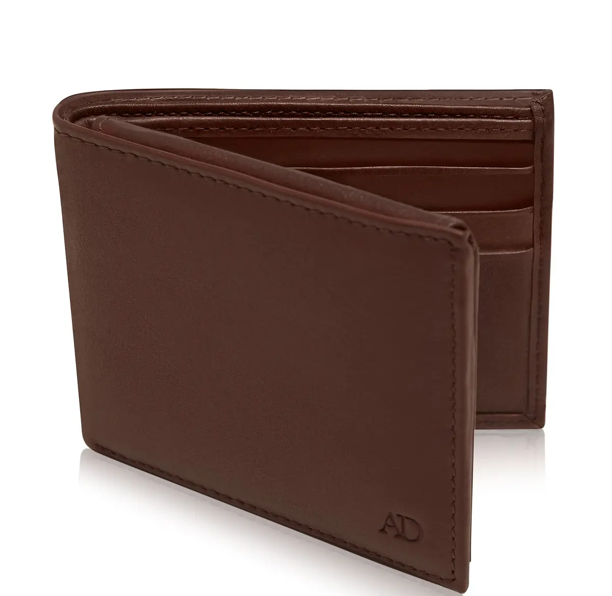 Access Denied Slim Leather Bifold Wallet for Men | RFID Blocking Card Holder with ID Window - main product image