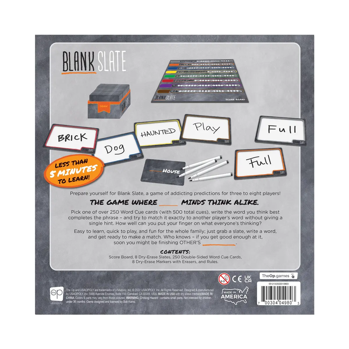 USAOPOLY Blank Slate Board Game | Family & Party Word Prediction Game, 8+ Players, 20-35 Min - view 7