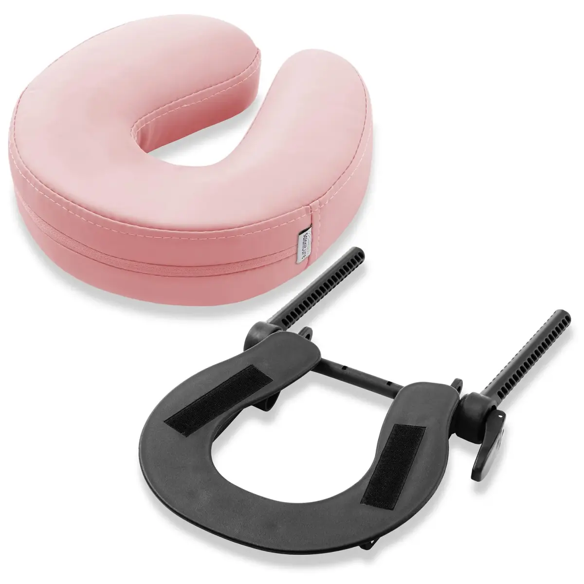 Saloniture Adjustable Massage Table Face Cradle and Pillow 3" Foam - Pink | Universal Fit for Portable Tables - main product image