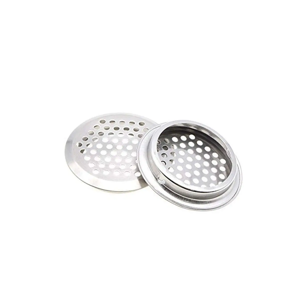 COMOK 20Pcs Circular Soffit Vents 53mm | Stainless Steel Mesh Dust-Proof Vent for Kitchen, Bathroom, Wardrobe, Shoe Cabinet - view 2